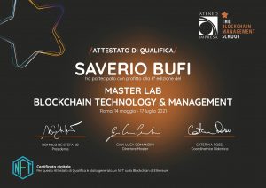 Attestato blockchain